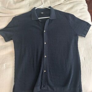 Navy Men's Shirt by PAIGE